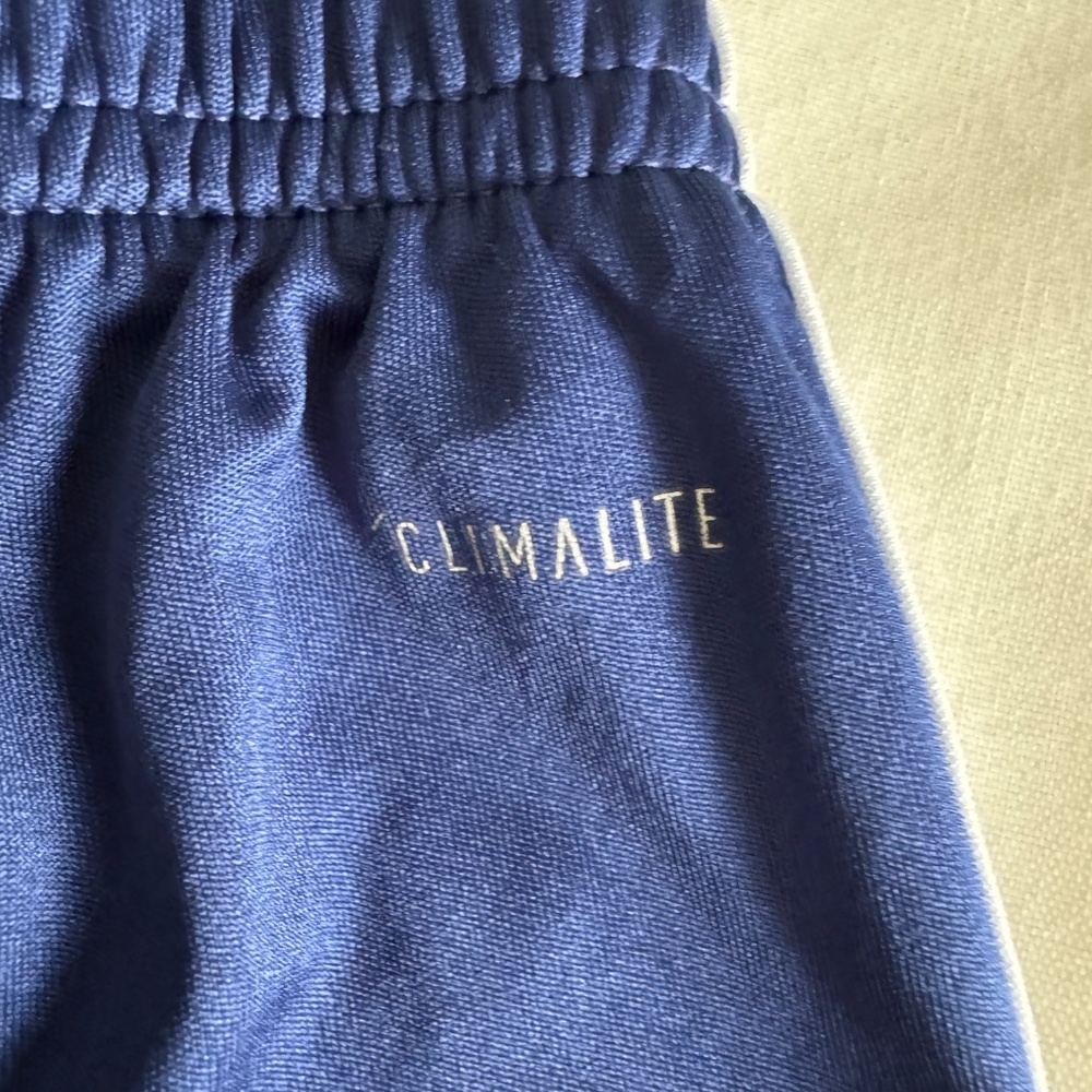Navy Blue Boys Adidas ClimaLite Soccer Shorts Size Small - Picture 4 of 9